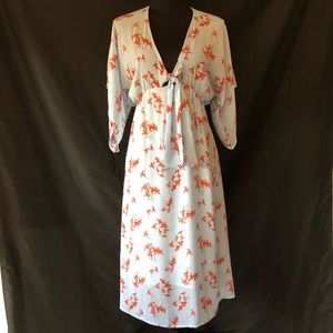 NWT sheer floral dress from By The River SZ Small